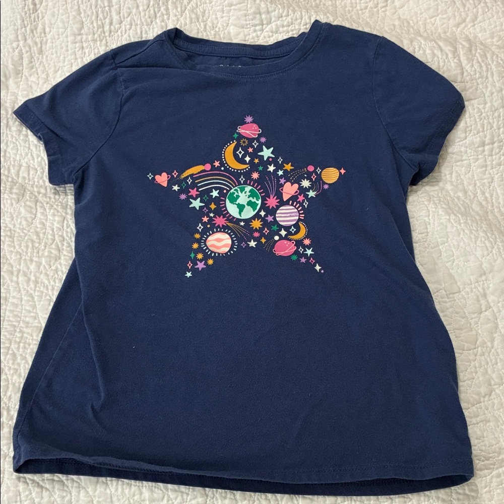Kids T-Shirt with Star Design, M